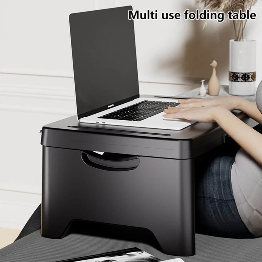 Folding Table Portable Laptop Computer Holder Living Rooms Sofa Bed Reading Tool Multifunctional Food Trays Bed Folding Table