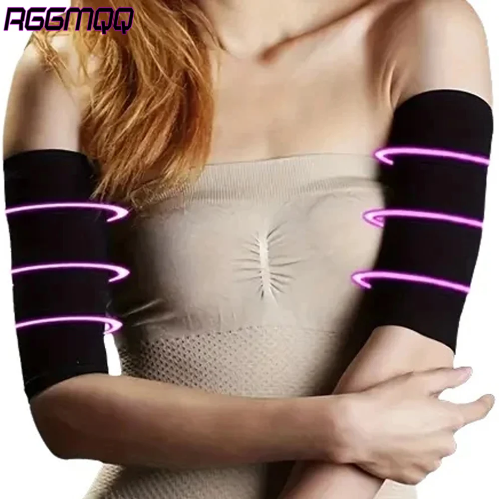 1 paio di maniche avvolgenti a compressione modellante dimagrante per braccia aiutano a perdere il grasso delle braccia, maniche modellanti per le donne, modellanti per le braccia sportive