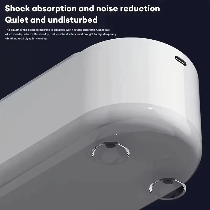 High-Frequency Ultrasonic Glasses Cleaner - 1pc Wireless Multi-Purpose Cleaning Machine for Eyewear & Accessories