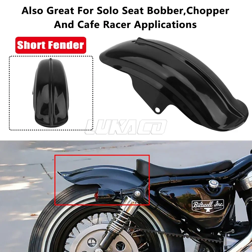 Phía Sau Đạp Chân Ô Tô Xe Máy Đa Năng Chắn Bùn ABS Ngắn Bùn Vệ Cho Bobber Xay Thịt Cafe Race Motocross Phụ Kiện Phần Khung Hình