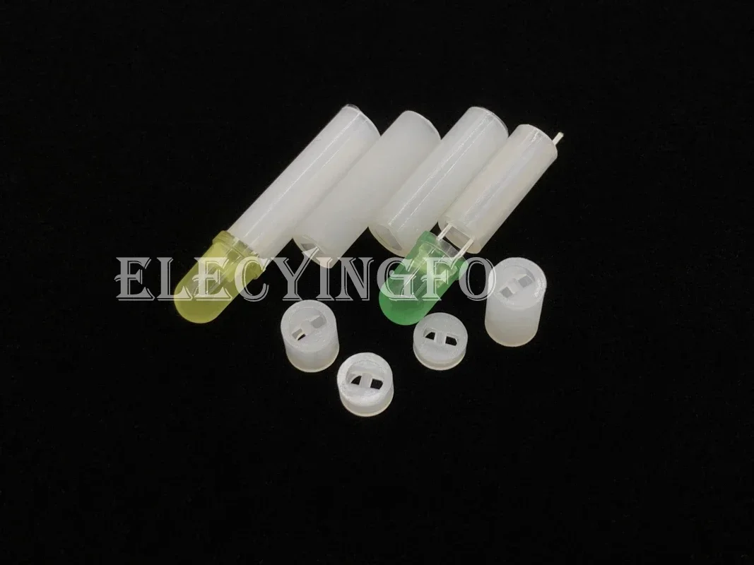 3 มม./5 มม.LED Spacer โคมไฟผู้ถือคลิป BEZEL SOCKET Mount DIY Light F3/F5 Emitting Diode เสา 1.5 ~ 24 มม.