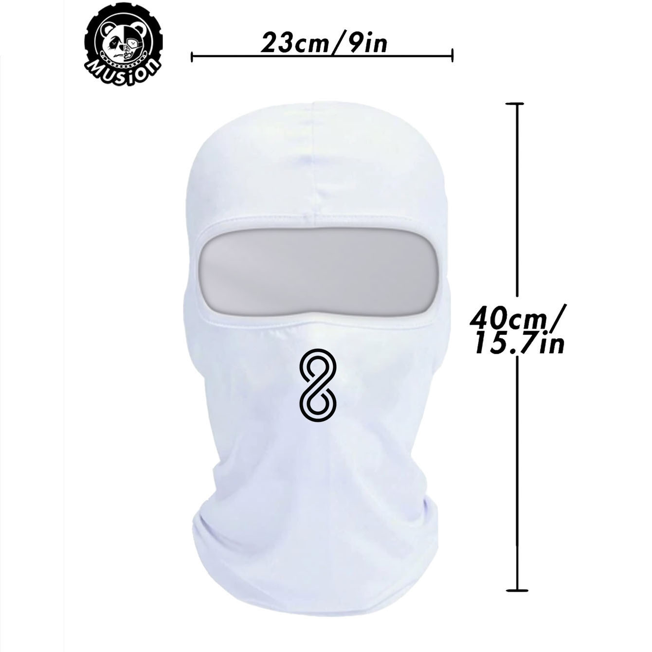 Musion moto cagoule mode impression Protection solaire masque complet masque respirant cagoule vélo cyclisme