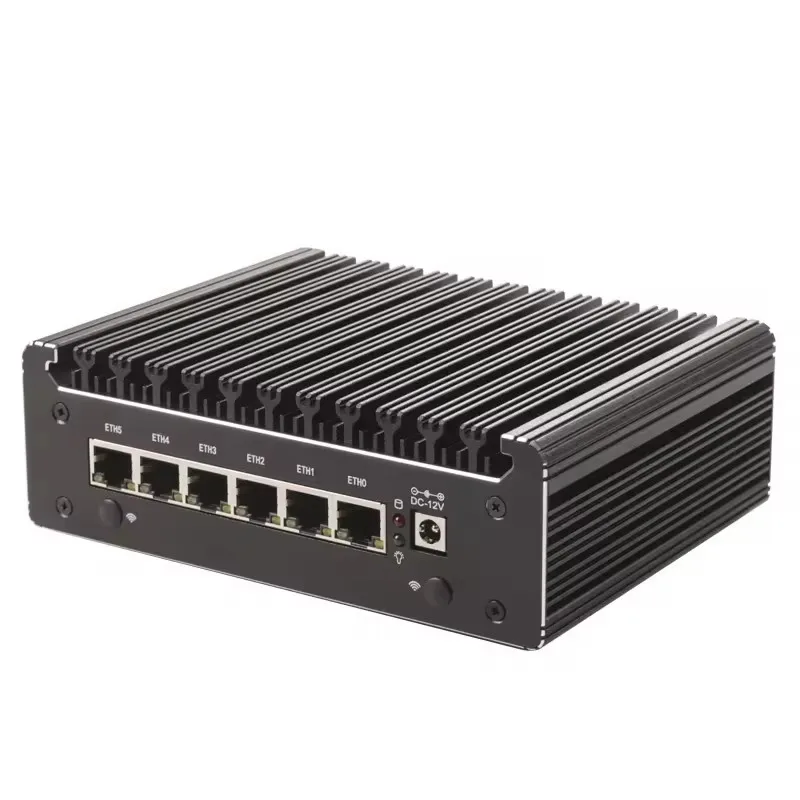 Topton Lüfterloser Soft-Router Intel U300 Pentium Gold 8505 N100 Firewall Mini-PC 6xi226-V 2,5G DDR5 DDR4 NVMe SATA Proxmox pfSense