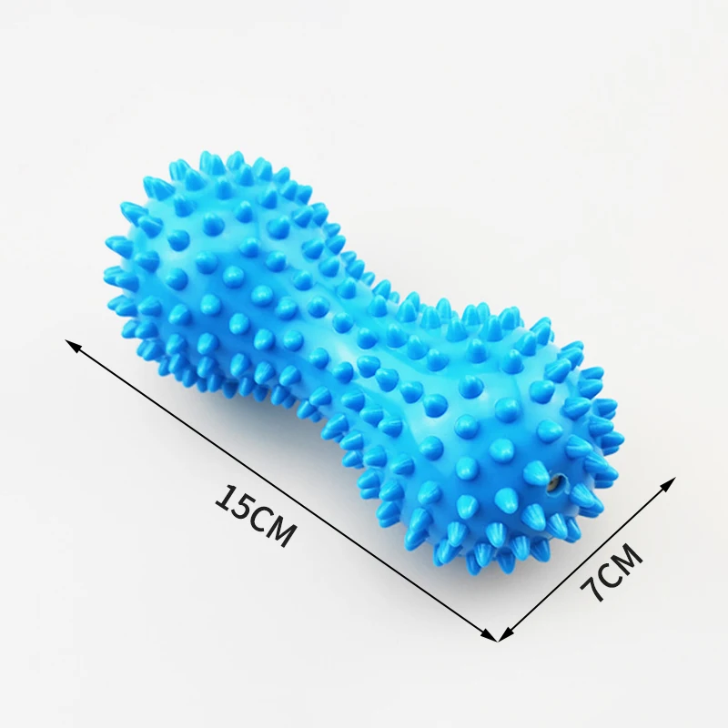 Bola de massagem espetada dura bola de massagem espetada conjunto de rolo profissional terapia física bolas de massagem para gatilho de liberação miofascial