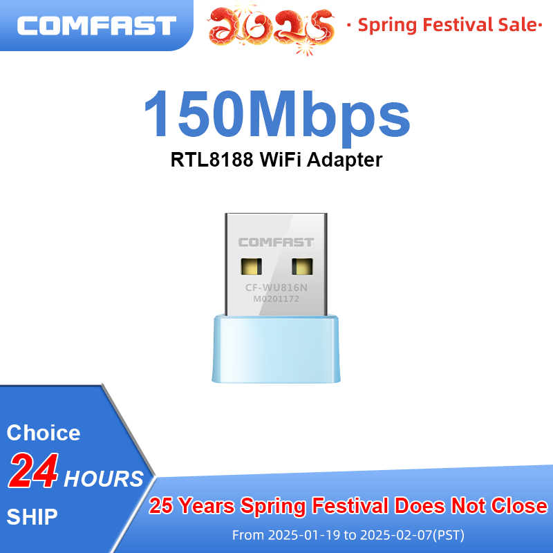 Giá Rẻ!!!!!! Không Dây Mini USB Wifi 802.11N 150Mbps USB2.0 Đầu Thu Phát Mạng Dành Cho Máy Tính Để Bàn Laptop Windows 7 8 10 11