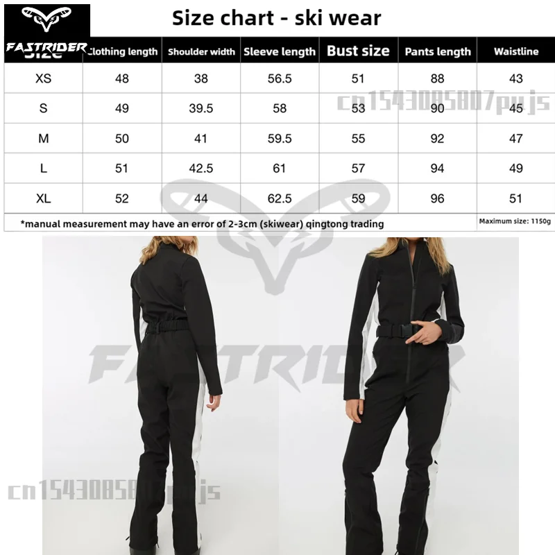 Vrouwen Waterdicht Winddicht Skipak Mode Vrouwelijke Elegante Skateboard Jumpsuit Winter Ski Jumpsuits voor Vrouwen Sneeuwpak