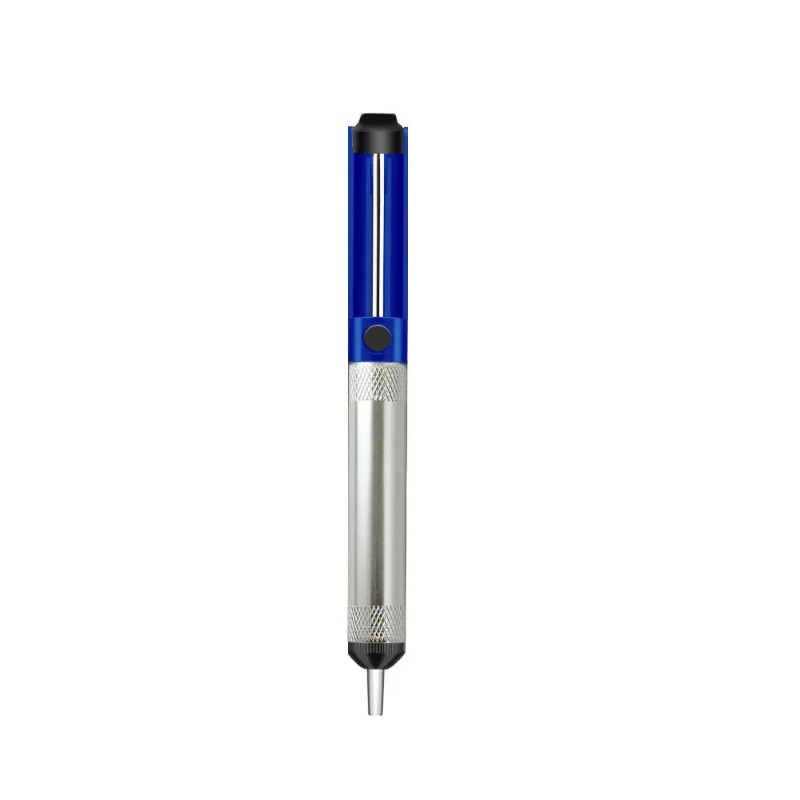 Blue Aluminium Desoldering Suction Pump Tool Vacuum Solder Sucker Tin Pen Removal Device for Soldering Iron