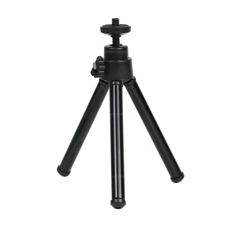 Mini Flexible Tripod 3Section Stand Holder for Projector Camera Aluminum Alloy Desktop Tripod for Mobile Phone