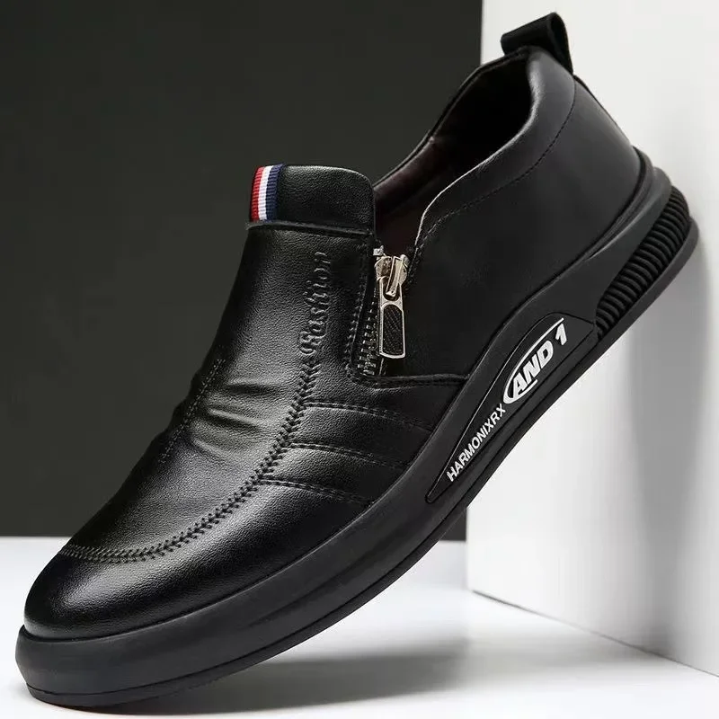 Casual Leder Schuhe Männer Müßiggänger Trend Marke Business Schuhe Herbst Slip auf Flache Mann Turnschuhe Komfortable Mokassins Zapatos Hombre