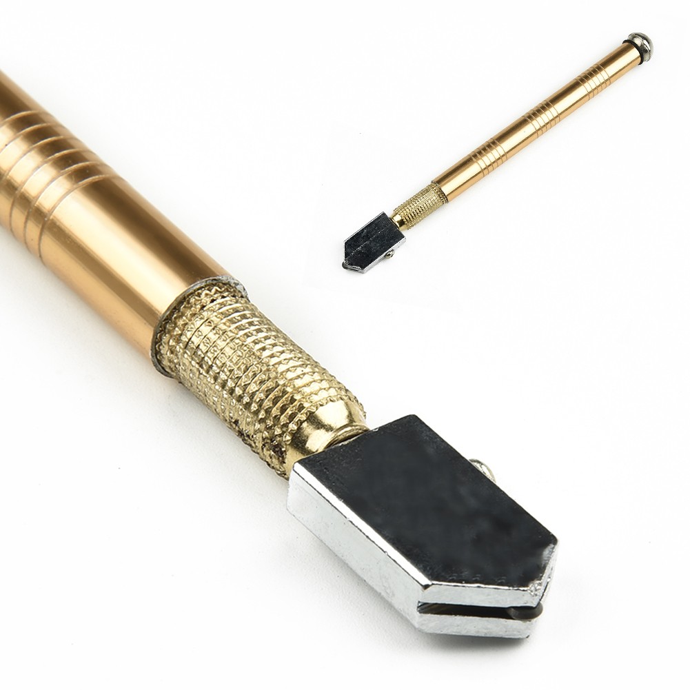 1 PC 175mm Portable Professional Glass Cutter Antislip Handle Glass Cutter Glass Cutter Blade Cutting Tools