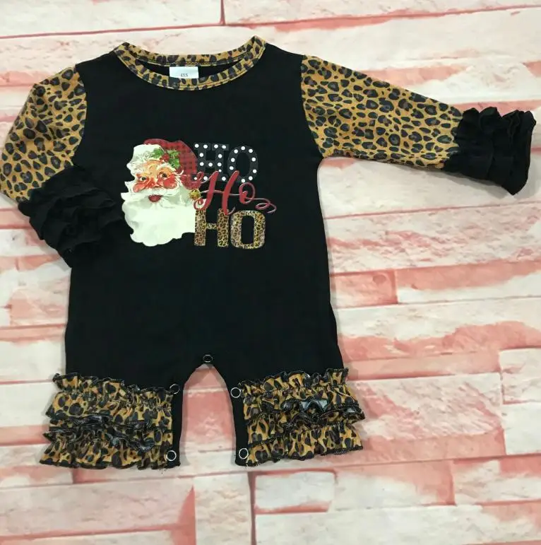 Baju Anak laki-laki dan perempuan Natal bodysuit katun bordir grosir disesuaikan obral besar