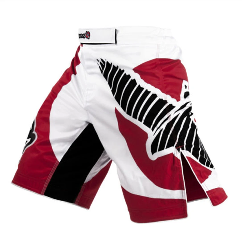 MMA dragón negro águila subtítulos deportes transpirable entrenamiento de boxeo mma corto kickboxing bixong pantalones cortos muay thai boxeo mma