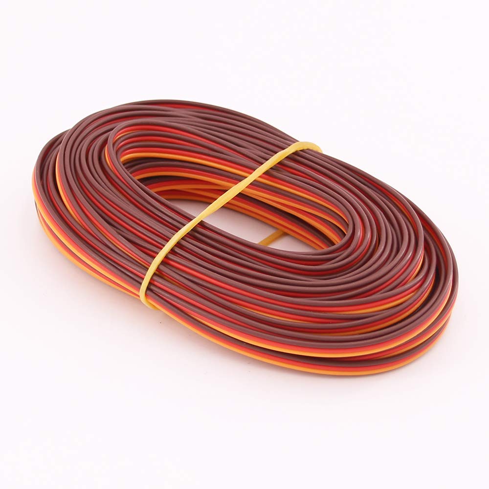 5 メートル 16 フィート 26AWG/22AWG JR フタバサーボ延長ケーブルワイヤー 30/60 コードリード延長配線 RC DIY アクセサリー