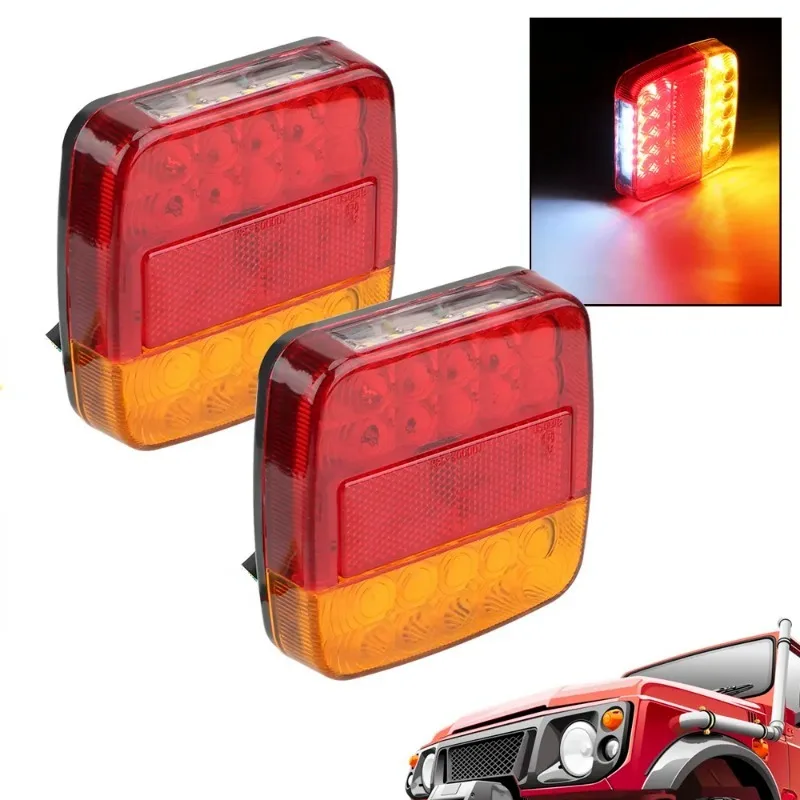 12 V Achterlicht Richtingaanwijzer 26 LED Achterlicht Auto Kentekenverlichting Achter Reverse Brake Stop Lamp Trailer vrachtwagen Caravan