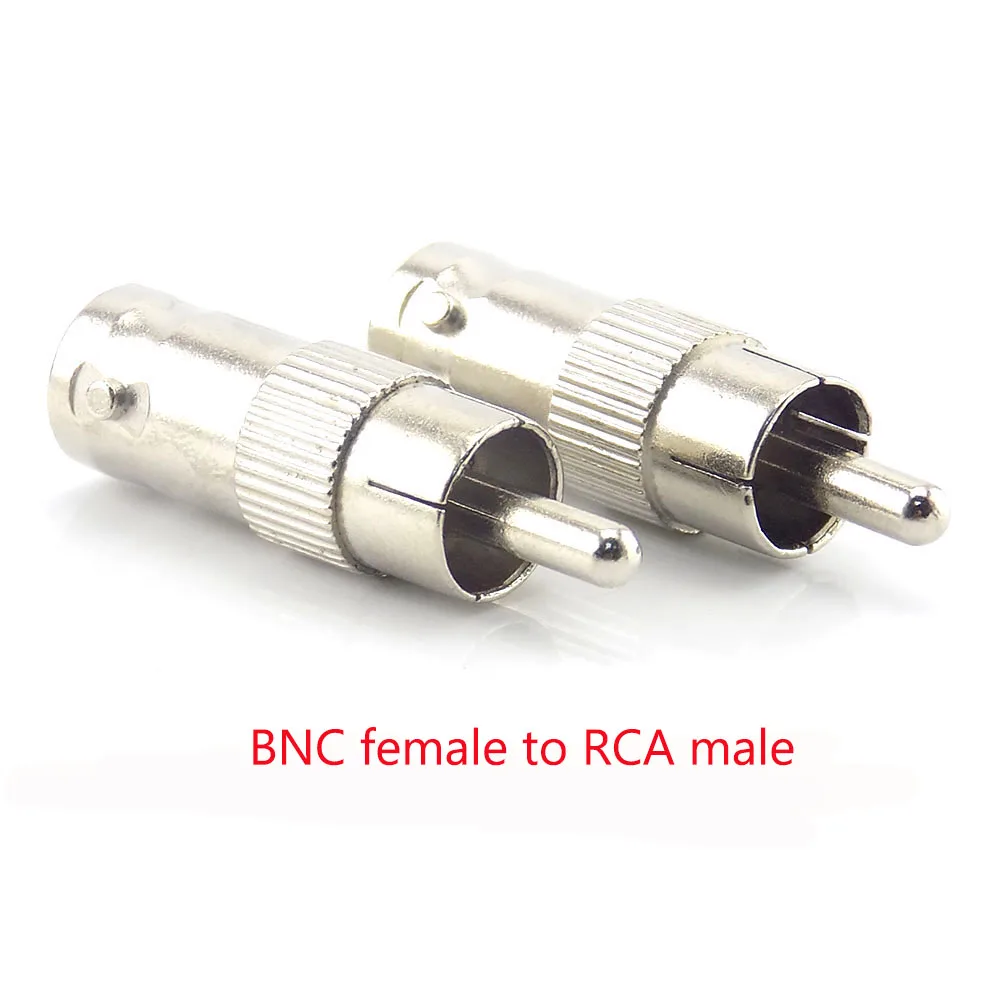 Conector hembra a hembra para sistema de cámara CCTV, adaptador de enchufe macho a macho, RCA hembra a RCA macho, 2/5/10 piezas