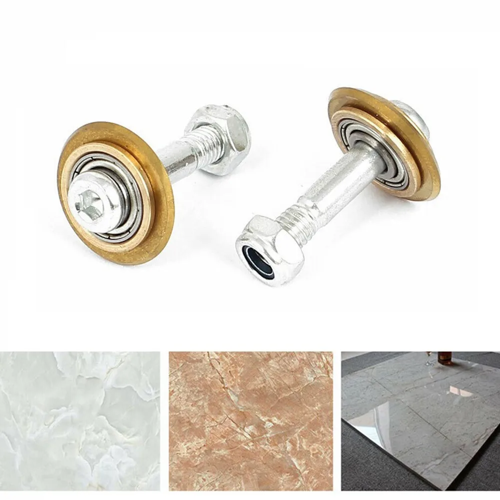 2pcs Tile Ceramic Cutter Cemented Carbide Manual Rotary Bearing Tile Cutting Machine Cutter Wheel Cutting Tools