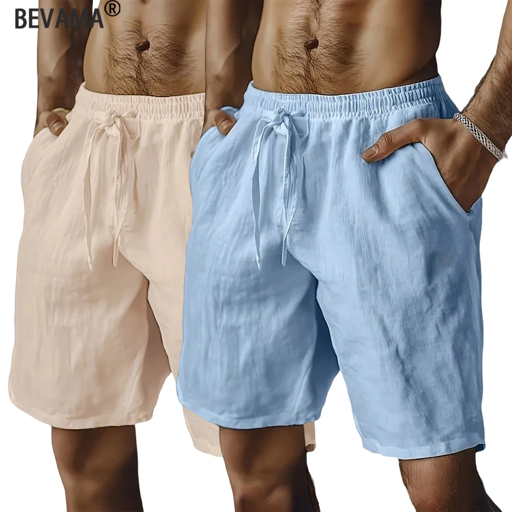 Sommer Neue männer Atmungsaktive Shorts Hawaii Strand Kurze Hosen Männliche Einfarbig Hosen Lose Leichte Kurze Streetwear