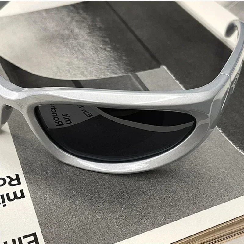 Okulary Y2k Klasyczne Punkowe Owijane Okulary Przeciwsłoneczne Vintage Damskie Męskie Luksusowe Okulary Sportowe Modne Okulary UV400