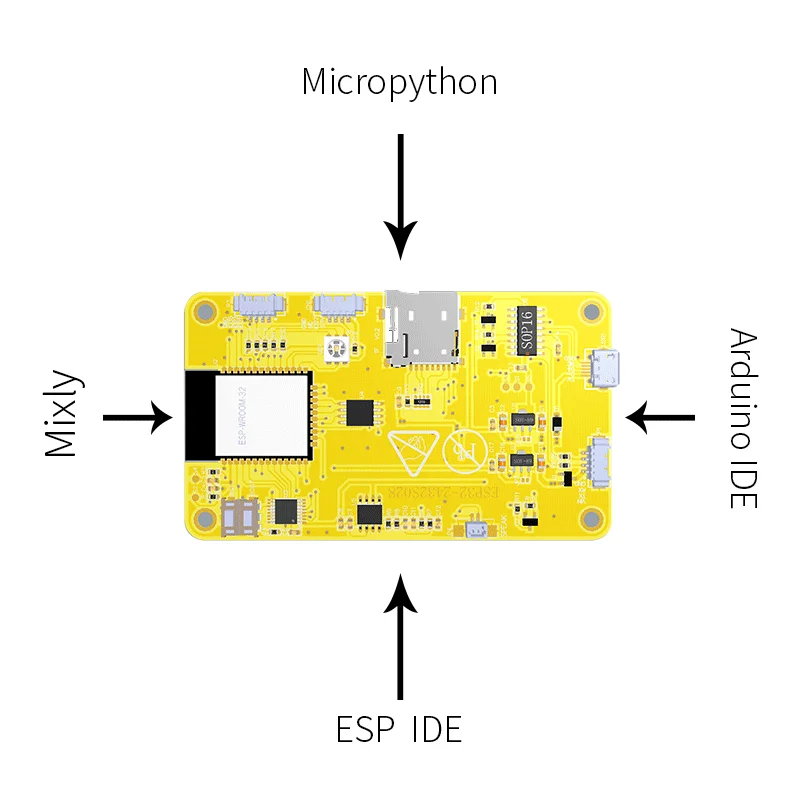 Pantalla táctil ESP32 pantalla LCD TFT de 2,8 pulgadas ESP-WROOM-32 módulo táctil resistivo ILI9341 240*320 ESP32-2432S028R Bluetooth WIFI