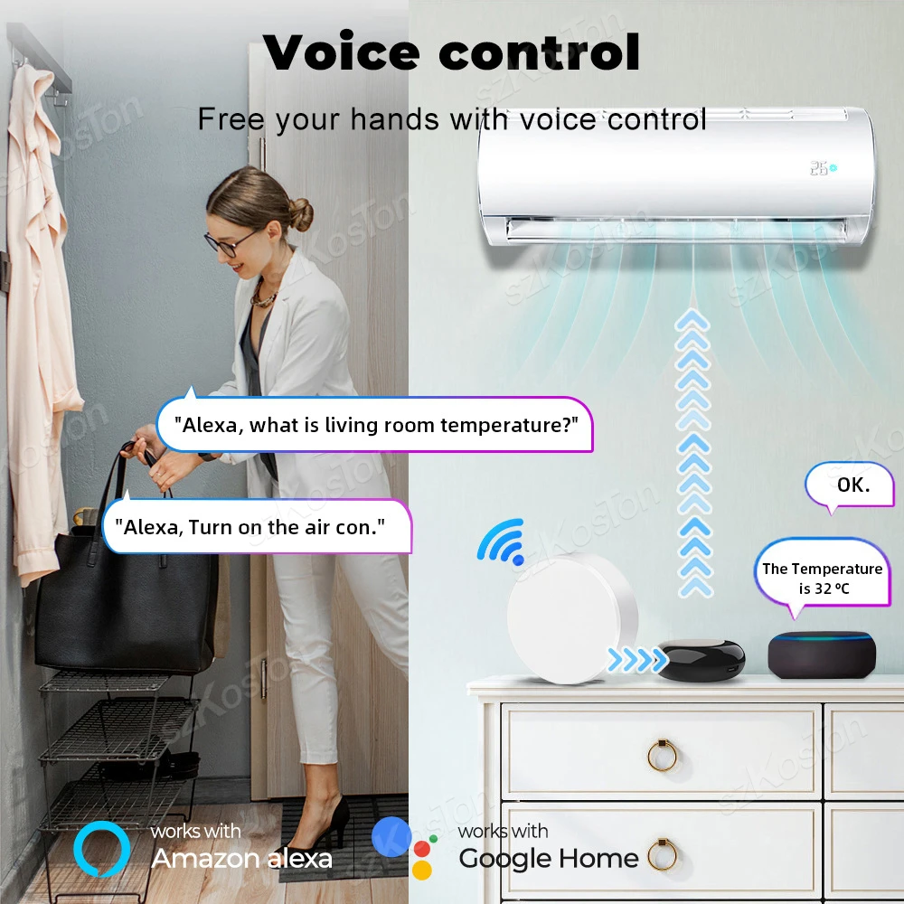 EWeLink App ZigBee Temperatur-Feuchtigkeitssensor Innenthermometer für SmartThings Zigbee2MQTT Home Assistant Alexa Google Alice