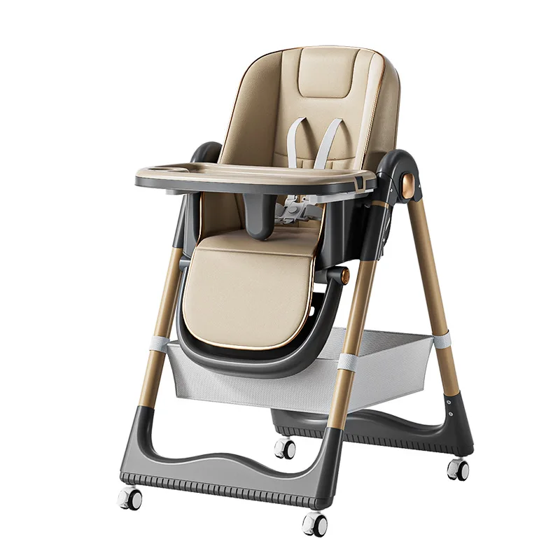 Raised baby dining chair, children's multifunctional foldable dining chair, convenient baby eating dining chair, baby recliner