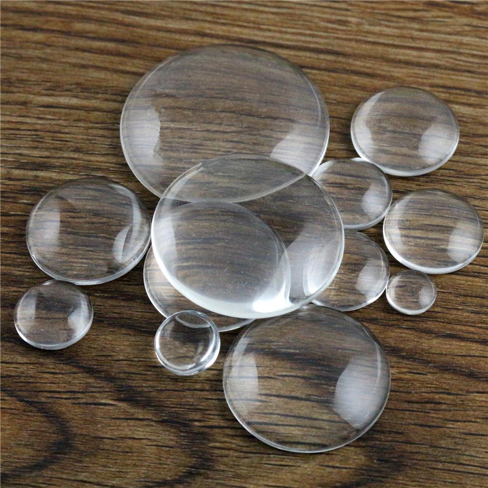 6Mm 8Mm 10Mm 12Mm 14Mm 16Mm 18Mm 20Mm 25Mm 30Mm 35Mm Vòng Lưng Phẳng Trong Suốt Rõ Nét Cabochon, chất Lượng Cao, Giá Sỉ Khuyến Mãi
