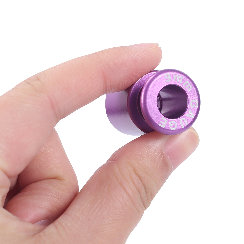 ยุทธวิธีกระสุน Checker 9 มม./.38Super/.40SW Headspace Gauge ตลับหมึก Gauge สําหรับโหลดเครื่องมือวัด