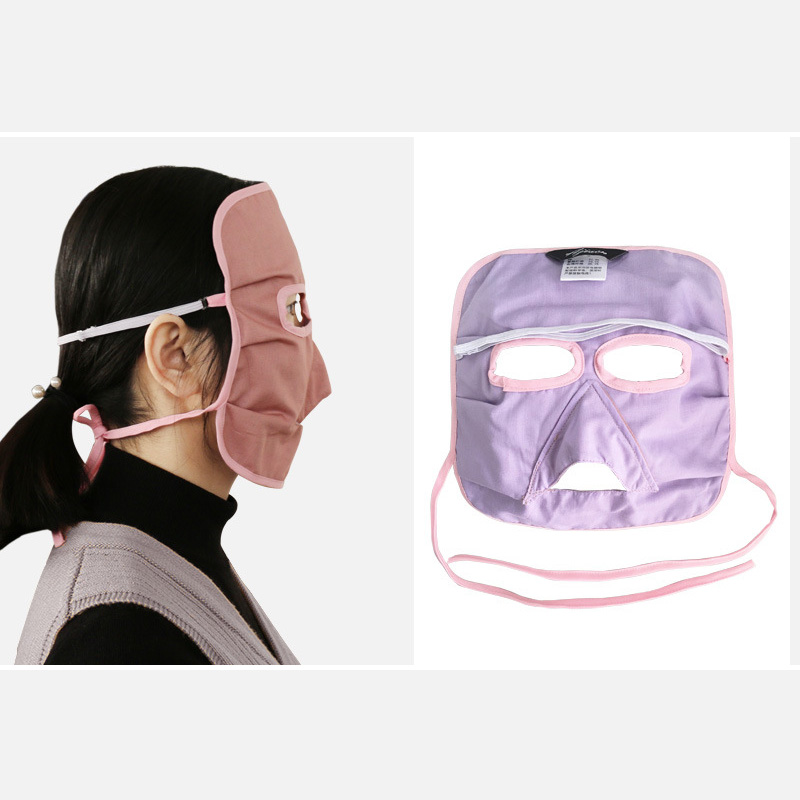 Metal Fiber Anti Radiation Mask Electromagnetic Radiation Protective Face Mask Cell Phone Computer TV EMF Shielding Face Mask