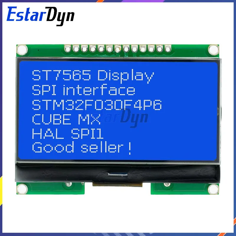 Estardyn Lcd12864 12864-06D, 12864, módulo LCD, COG, com fonte chinesa, tela de matriz de pontos, interface SPI