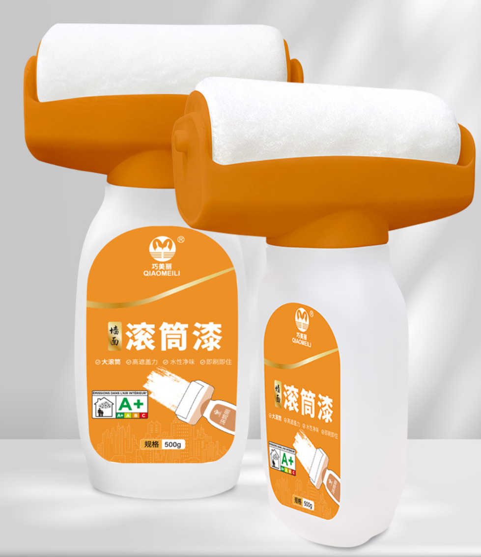 500g reparação de parede rolando pintura repintar rolo escova parede net-odor reparação pintura ferramenta de parede para telha