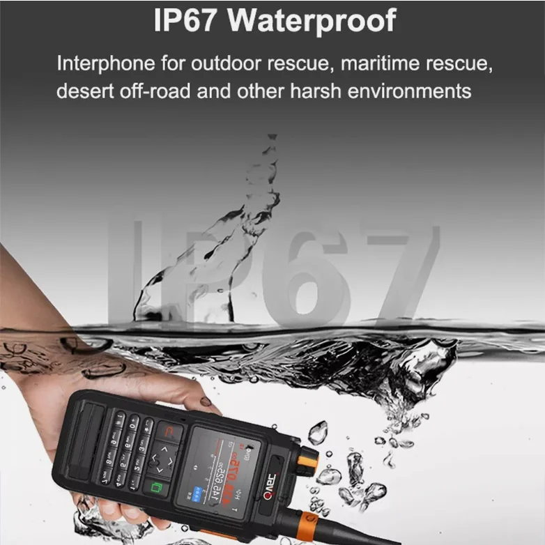 VR-N76 IP67 Портативный UHF VHF двухдиапазонный IP67 2-стороннее радио Bluetooth GPS APRS/BSS