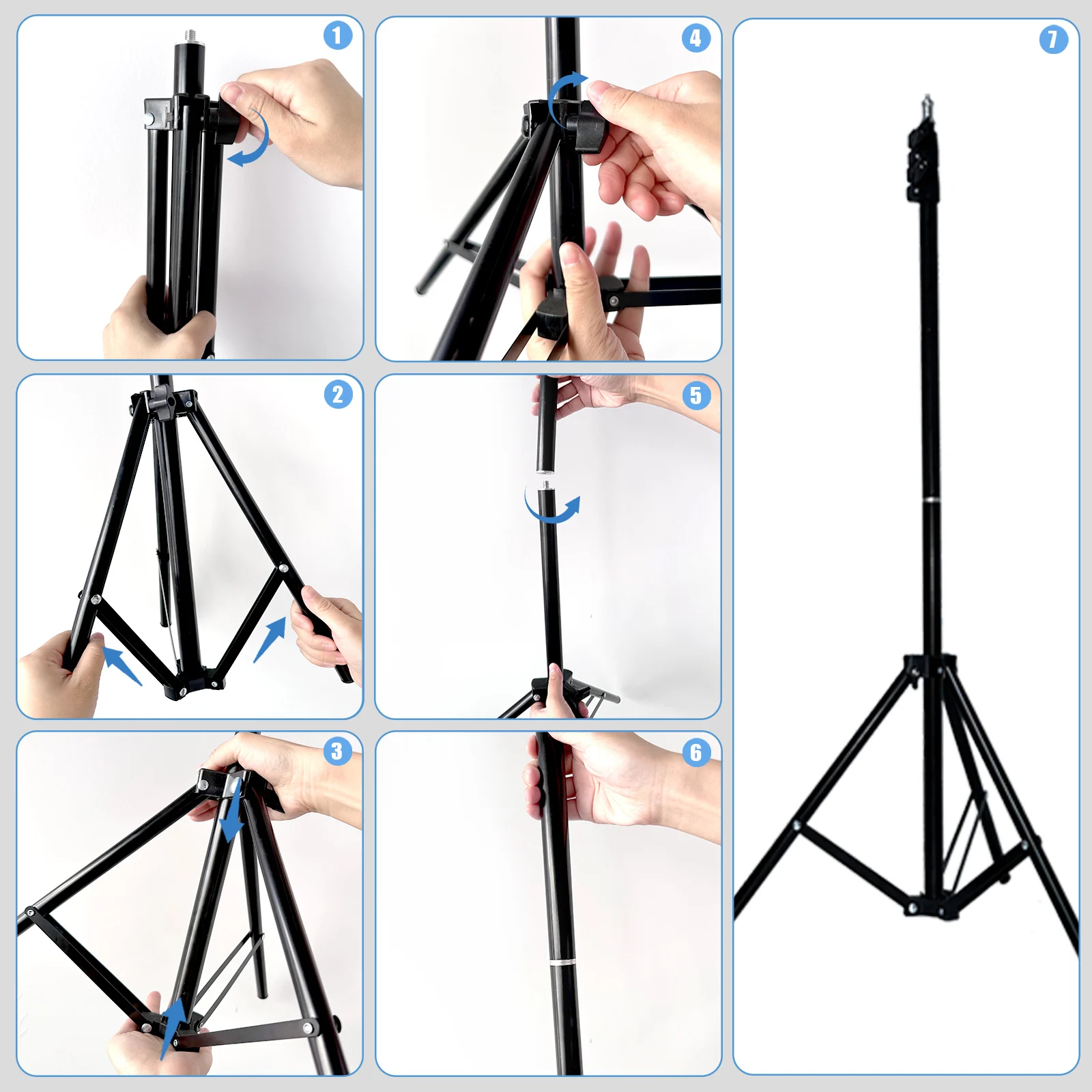 10 "26 cm LED Selfie anneau lumière photographie vidéo lumière RingLight support de téléphone trépied lumière de remplissage lampe à intensité variable Trepied Streaming
