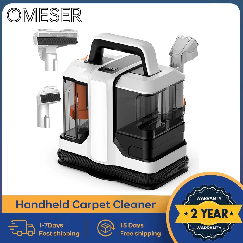 OMESER-aspiradora de puntos, limpiador de alfombras de mano, 15Kpa, 450W/750W, succión en aerosol, máquina integrada de limpieza