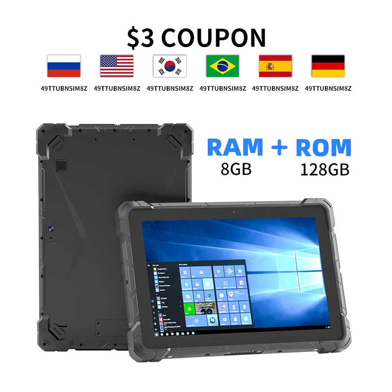 HIGOLE F7G Mini PC Tablet Industrial Robusto Tablet Windows 10 Pro Pad Touch Screen Display Intel N4120 WIFI 8 + 128G Mini Computador