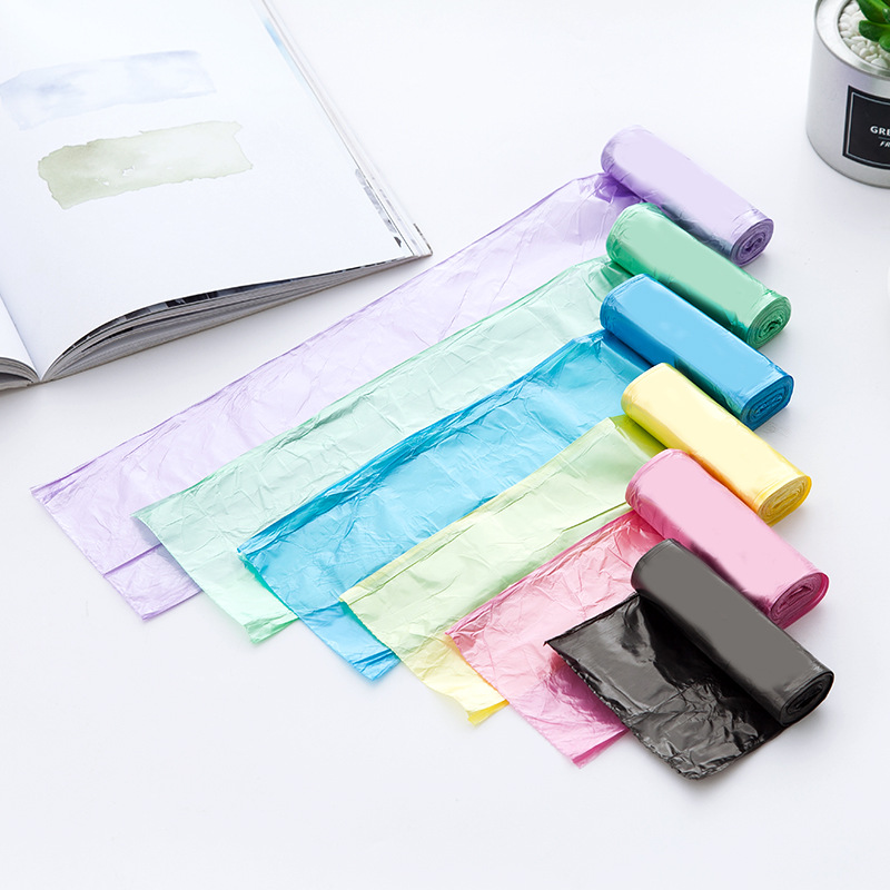 100 個家庭用使い捨て個別ゴミポーチキッチン収納ゴミ袋クリーニング廃棄物袋ビニール袋 5 ロール