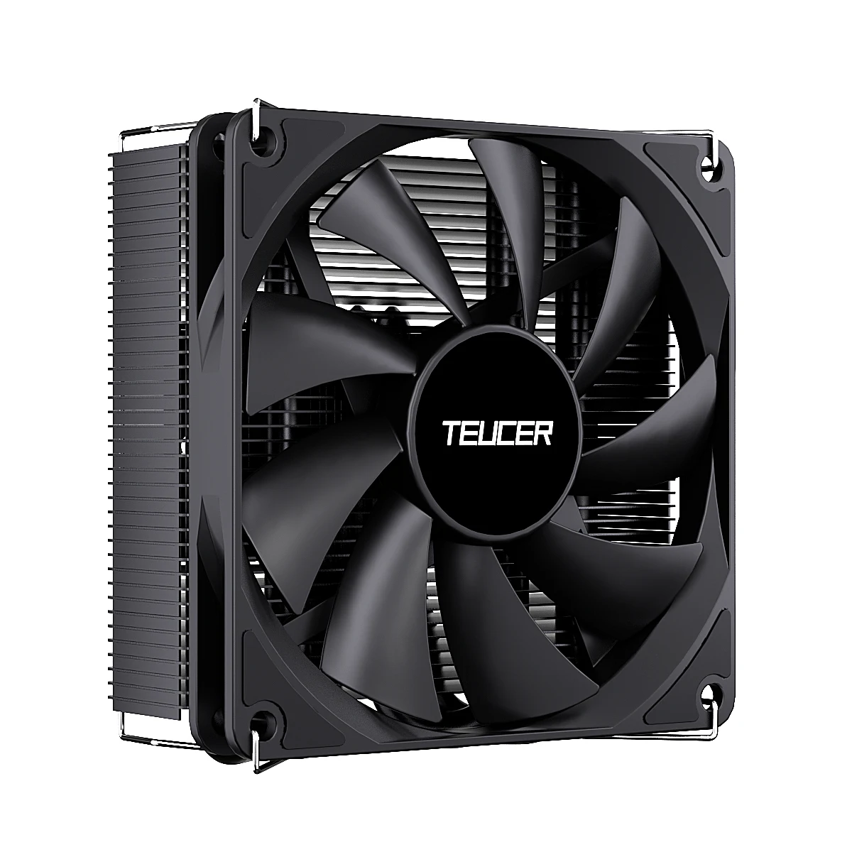 Teucer UT45 -серия CPU Cooler, 45 -миллиметровый радиатор ITX -шасси воздушного охлаждения с вентилятором UT12015 FDB для AM5 AM4 и LGA1700 1200 2011 2011 для X99