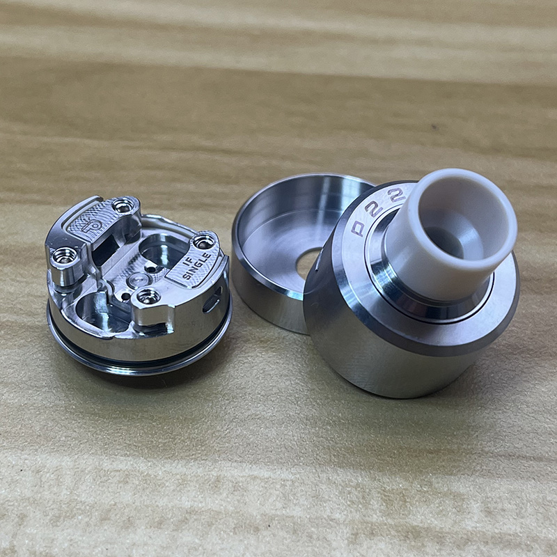Monarchy P22 RDA Vape atomizador 316ss 22mm reconstruible goteo doble bobina Vape rda tanque con BF Pin Squonks 24mm anillo
