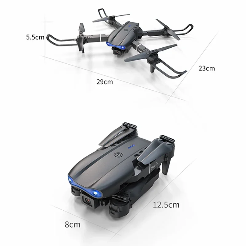 Mini E99Pro Składany Helikopter RC 5G WiFi FPV 4K Podwójny Kamera HD Dron z Utrzymywaniem Wysokości Szerokokątny Profesjonalny