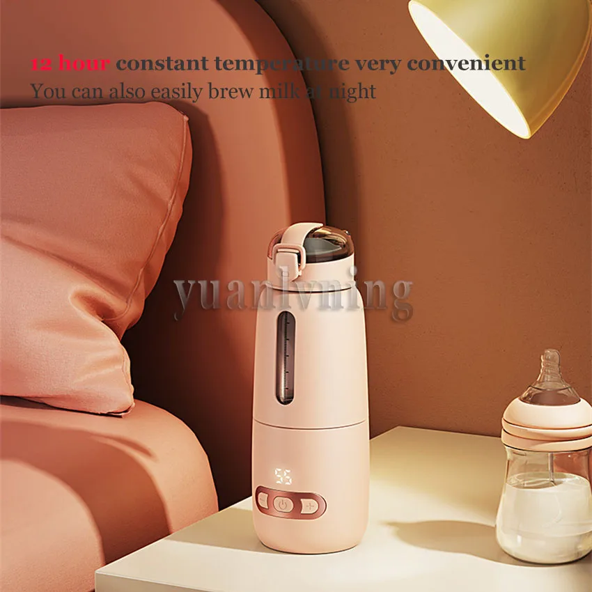 Portable Milk Mixer Large Capacity Insulation Milk Regulator Go Out To Carry Milk Special Charging Fast And Easy To Use