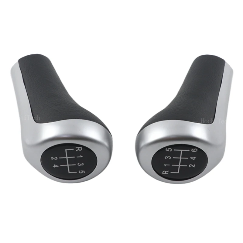 Apto para bmw 1 3 5 6 séries e30 e32 e34 e36 e38 e39 e46 e53 e60 e63 e83 e84 e90 e91 carro 5 6 velocidades botão de mudança de engrenagem de couro