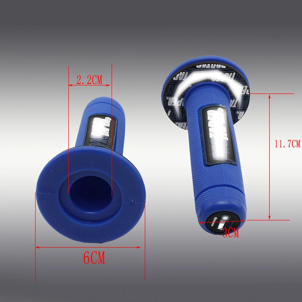 Motorrad Grip Gummi Gel Handgriffe Bremse Hände 7/8 "15 Farbe Transparent Griff Protaper Motocross Zubehör Dirt Pit Bike