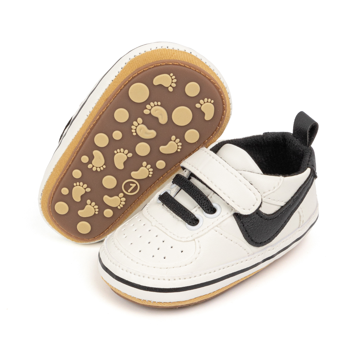 Chaussures de sport décontractées polyvalentes pour bébés, caoutchouc anti-alde, ne tombe pas du talon, semelle souple, chaussures pour tout-petits, mode classique