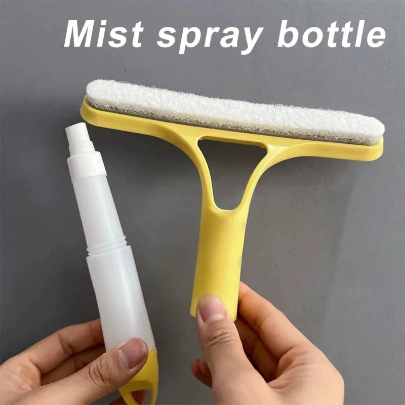 Raspador de coche 3 en 1, limpiaparabrisas de limpieza de ventanas, cepillo de vidrio multifuncional, escobilla de goma de silicona para herramientas de limpieza del hogar y el coche