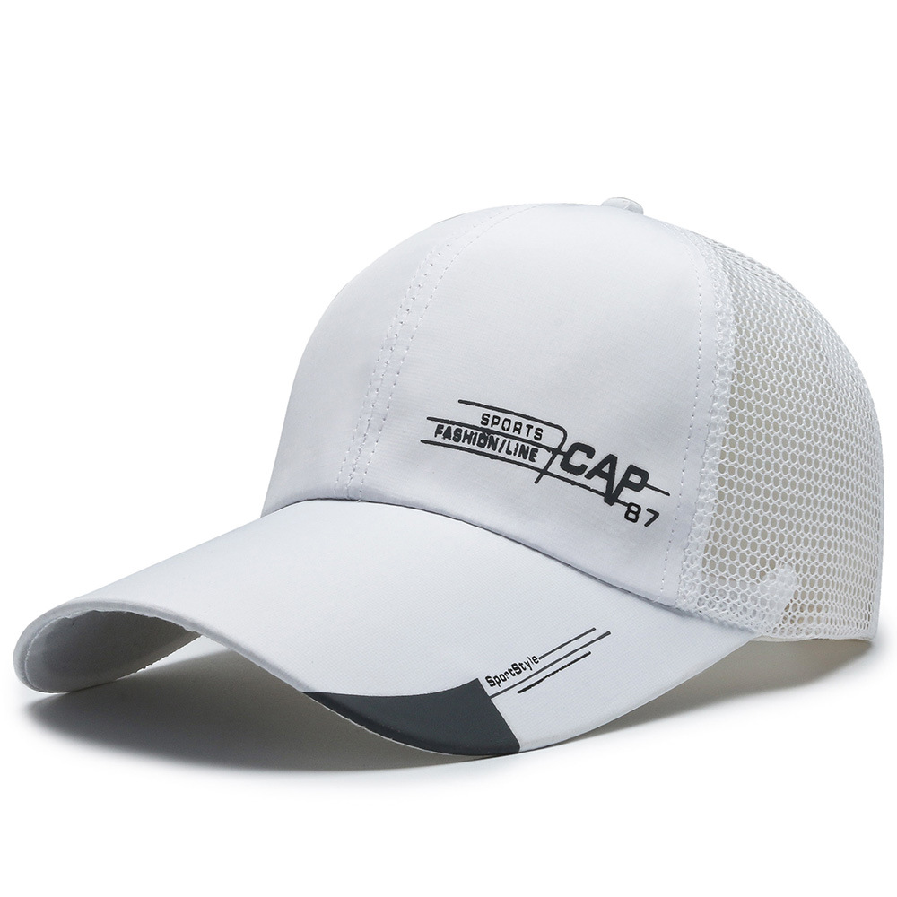 Chapéu de pescador de malha respirável casual coreano de secagem rápida de verão masculino
