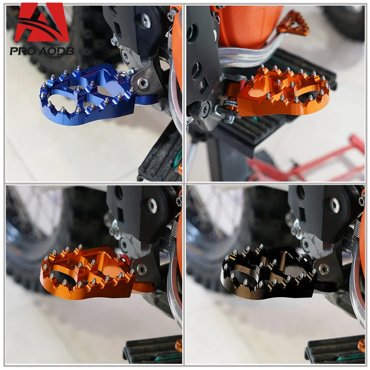 オートバイCNCフットペダル,フットレスト,ktm,exc,excf,sx,sxf,xc,xcf,xcw,tpi,6日間,125, 150, 250, 300, 350, 450、500、2017-2023