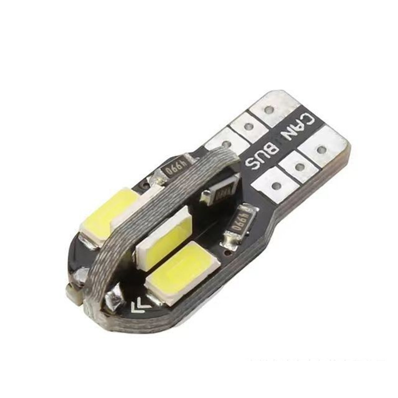 2/10PCS T10 W5W 194 LED CANBUS หลอดไฟ 5730/8smd 12V ภายในรถอ่านโคมไฟ Clearance ไฟป้ายทะเบียนหลอดไฟโดมสัญญาณ