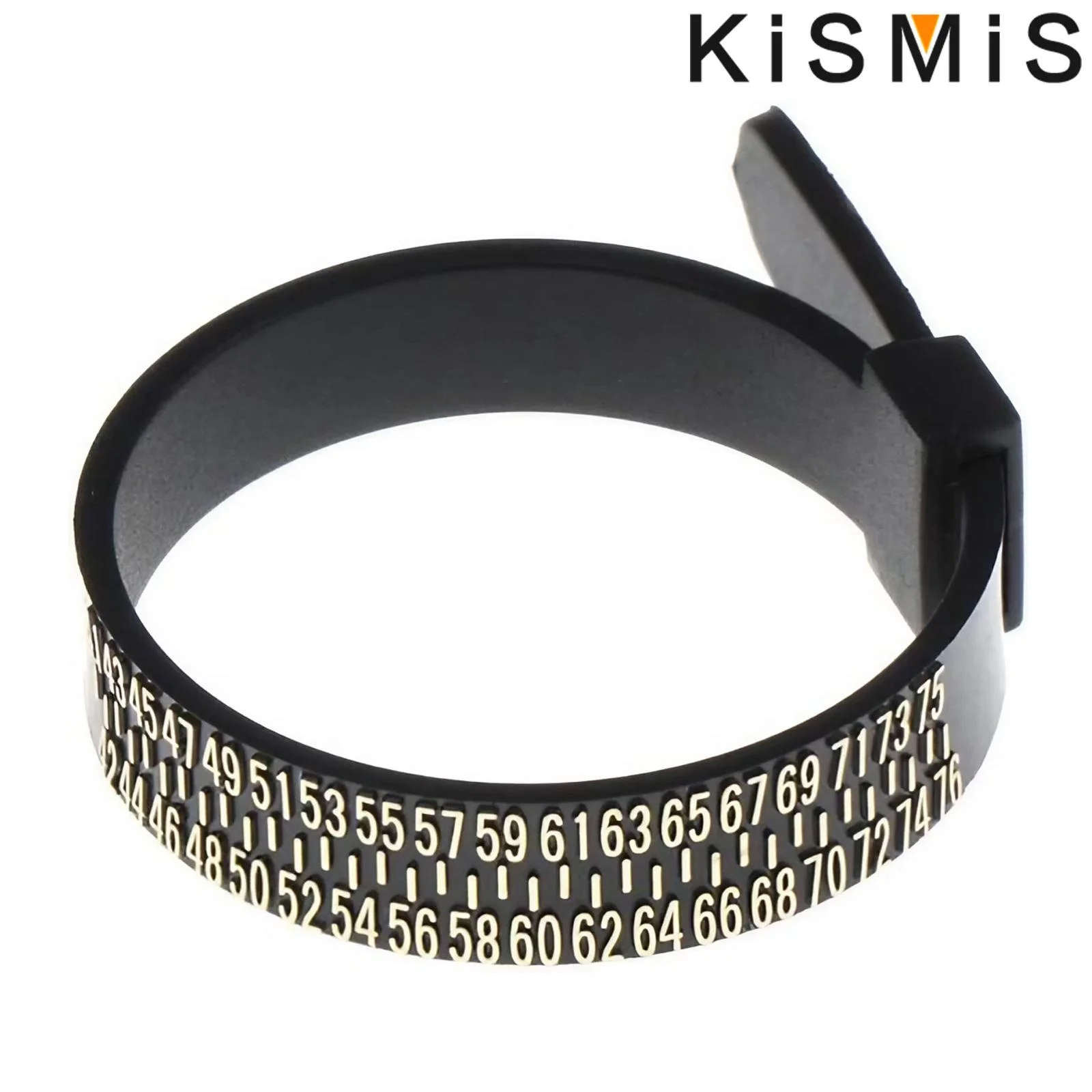 KISMIS 1PC ホワイト/ブラック米国/EU サイズ結婚指輪バンドリングサイザー測定本物のテスター指ゲージジュエリーアクセサリーツール