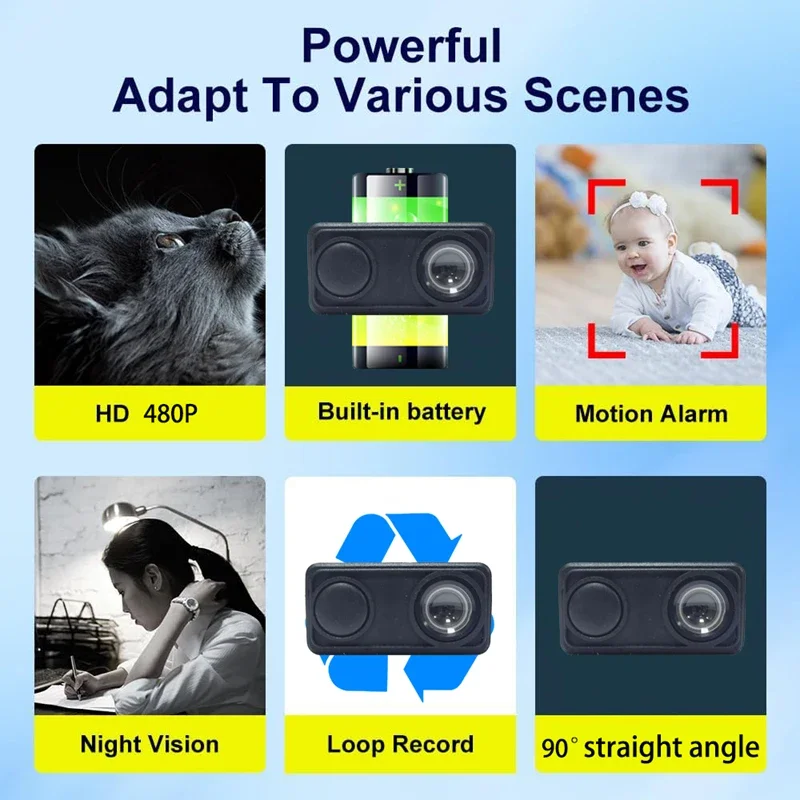 Xiaomi 4K Security Camera WiFi Wireless Monitor Remote Motion Detecting Camcorders Security Protection Indoor Surveillance 2025