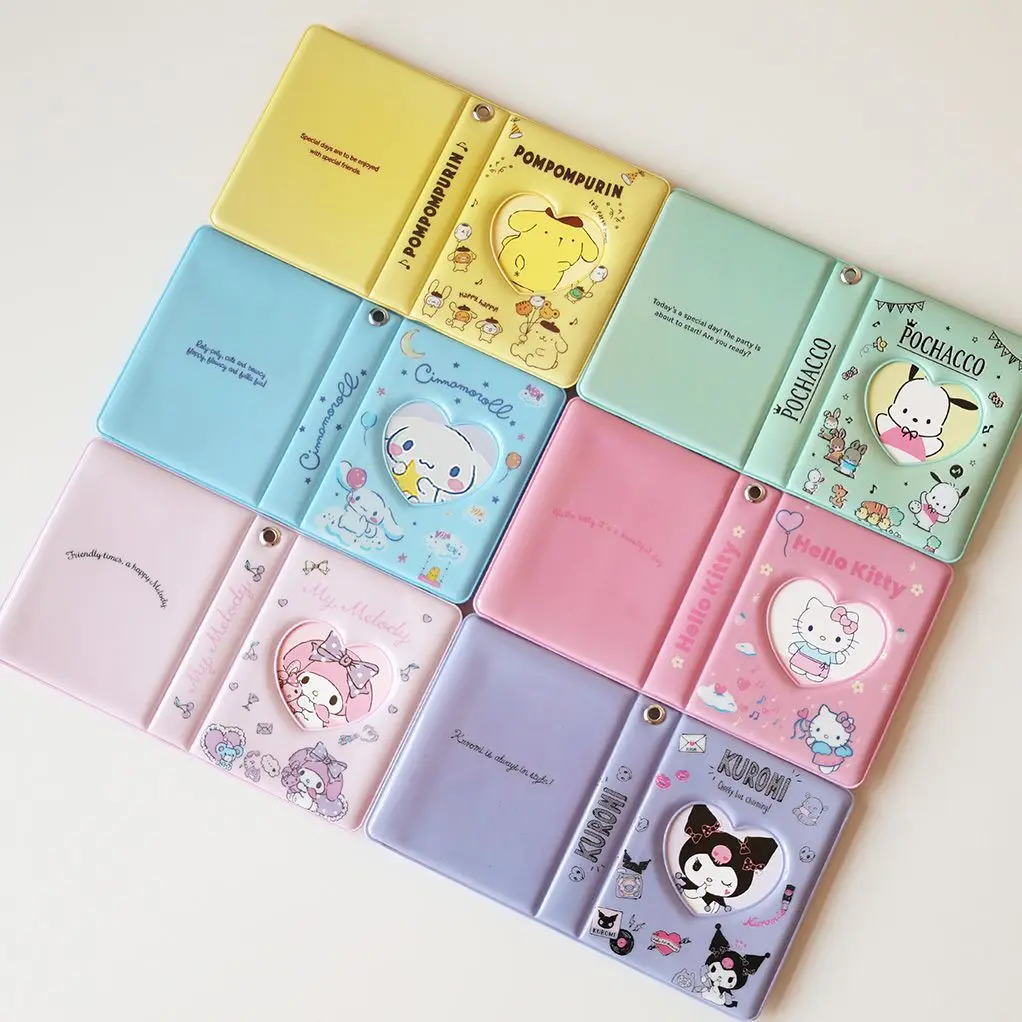 คาวาอิการ์ตูนสวัสดีคิตตี้อัลบั้มภาพอะนิเมะคุโรมิ เมโลดี้ ซินนามอนโรล 3 นิ้วมินิไอดอลการ์ดคอลเลกชันบัตรหนังสือ