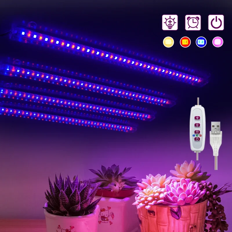 LED Grow Light Spectrumเต็มUSB 5VปลูกแสงPhytolampหลอดไฟสําหรับในร่มพืชดอกไม้ต้นกล้าเรือนกระจกFitolampy